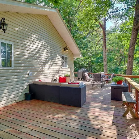 Secluded Ozark Mtn Cottage With Wraparound Deck-2